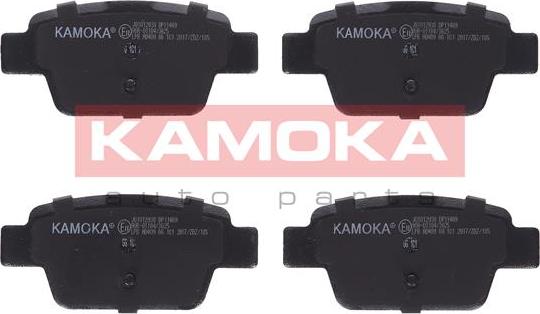 Kamoka JQ1012938 - Тормозные колодки, дисковые, комплект autospares.lv