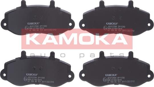 Kamoka JQ1012584 - Тормозные колодки, дисковые, комплект autospares.lv