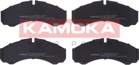Kamoka JQ1012630 - Тормозные колодки, дисковые, комплект autospares.lv