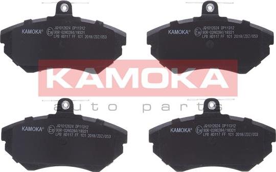 Kamoka JQ1012624 - Тормозные колодки, дисковые, комплект autospares.lv