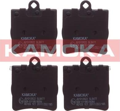 Kamoka JQ1012622 - Тормозные колодки, дисковые, комплект autospares.lv