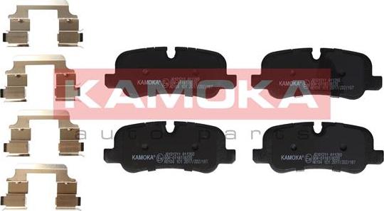 Kamoka JQ101211 - Тормозные колодки, дисковые, комплект autospares.lv