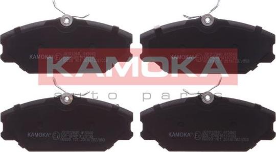 Kamoka JQ1012840 - Тормозные колодки, дисковые, комплект autospares.lv