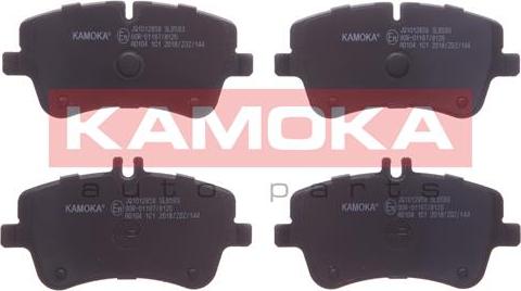 Kamoka JQ1012858 - Тормозные колодки, дисковые, комплект autospares.lv