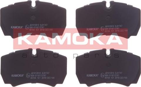 Kamoka JQ1012810 - Тормозные колодки, дисковые, комплект autospares.lv
