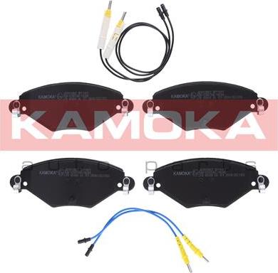 Kamoka JQ1012822 - Тормозные колодки, дисковые, комплект autospares.lv