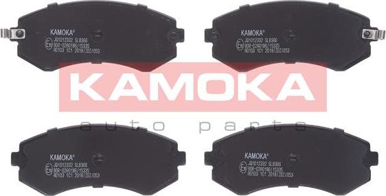 Kamoka JQ1012332 - Тормозные колодки, дисковые, комплект autospares.lv