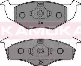 Kamoka JQ1012202 - Тормозные колодки, дисковые, комплект autospares.lv