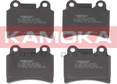 Kamoka JQ101221 - Тормозные колодки, дисковые, комплект autospares.lv