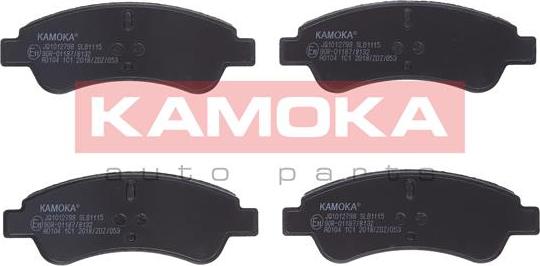 Kamoka JQ1012798 - Тормозные колодки, дисковые, комплект autospares.lv
