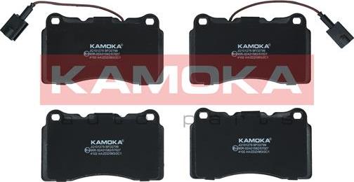 Kamoka JQ101279 - Тормозные колодки, дисковые, комплект autospares.lv