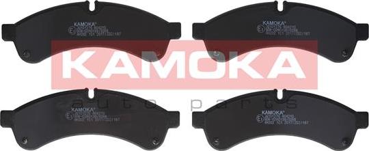 Kamoka JQ101276 - Тормозные колодки, дисковые, комплект autospares.lv