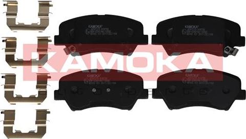 Kamoka JQ101270 - Тормозные колодки, дисковые, комплект autospares.lv