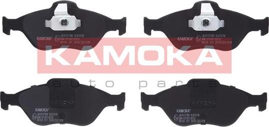Kamoka JQ1012788 - Тормозные колодки, дисковые, комплект autospares.lv