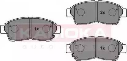 Kamoka JQ1012782 - Тормозные колодки, дисковые, комплект autospares.lv