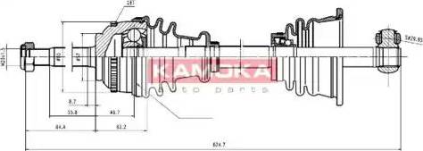 Kamoka RN1138913A - Приводной вал autospares.lv