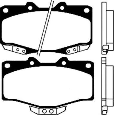 Kavo Parts BP-9045 - Тормозные колодки, дисковые, комплект autospares.lv