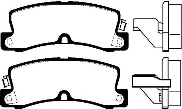 Kavo Parts BP-9050 - Тормозные колодки, дисковые, комплект autospares.lv