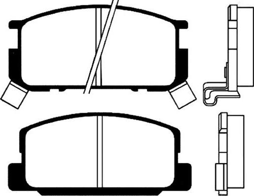 Kavo Parts BP-9009 - Тормозные колодки, дисковые, комплект autospares.lv