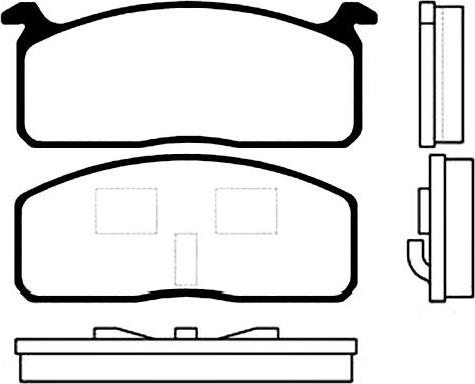 Kavo Parts BP-9001 - Тормозные колодки, дисковые, комплект autospares.lv