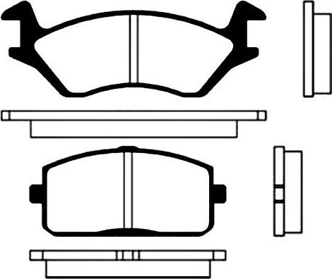 Kavo Parts BP-9002 - Тормозные колодки, дисковые, комплект autospares.lv