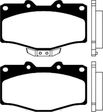 Kavo Parts BP-9018 - Тормозные колодки, дисковые, комплект autospares.lv