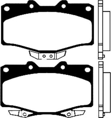 Kavo Parts BP-9036 - Тормозные колодки, дисковые, комплект autospares.lv