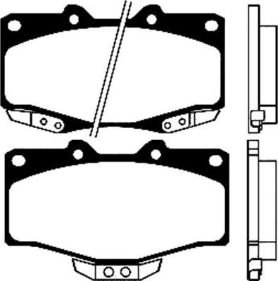 Kavo Parts BP-9025 - Тормозные колодки, дисковые, комплект autospares.lv