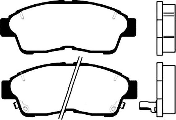 Kavo Parts BP-9026 - Тормозные колодки, дисковые, комплект autospares.lv