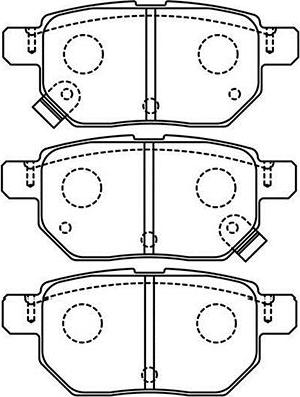 Kavo Parts BP-9148 - Тормозные колодки, дисковые, комплект autospares.lv