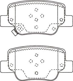 Kavo Parts BP-9147 - Тормозные колодки, дисковые, комплект autospares.lv