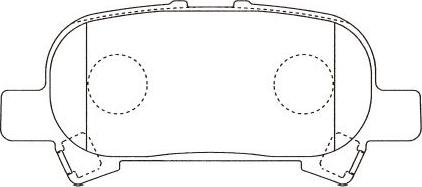 Kavo Parts BP-9155 - Тормозные колодки, дисковые, комплект autospares.lv