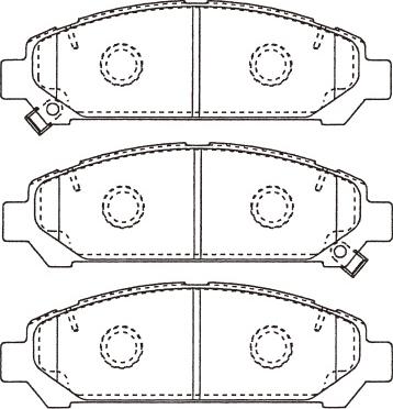 Kavo Parts BP-9152 - Тормозные колодки, дисковые, комплект autospares.lv