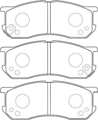 Kavo Parts BP-9119 - Тормозные колодки, дисковые, комплект autospares.lv