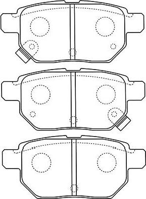 Kavo Parts BP-9110 - Тормозные колодки, дисковые, комплект autospares.lv