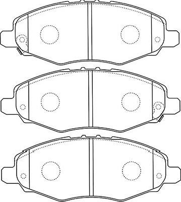 Kavo Parts BP-9113 - Тормозные колодки, дисковые, комплект autospares.lv