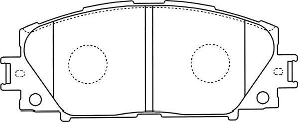 Kavo Parts BP-9112 - Тормозные колодки, дисковые, комплект autospares.lv