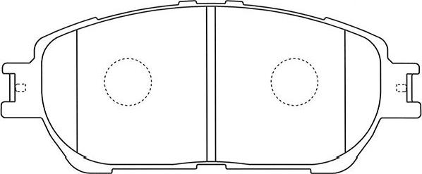 Kavo Parts BP-9130 - Тормозные колодки, дисковые, комплект autospares.lv
