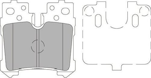 Kavo Parts KBP-9122 - Тормозные колодки, дисковые, комплект autospares.lv