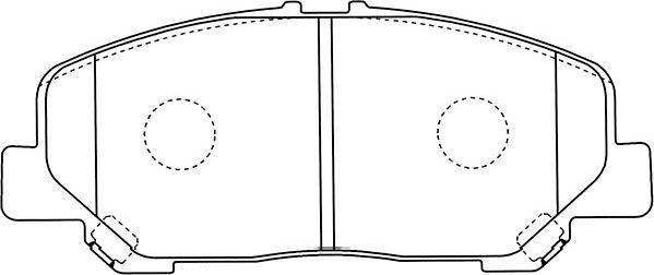 Kavo Parts BP-9125 - Тормозные колодки, дисковые, комплект autospares.lv