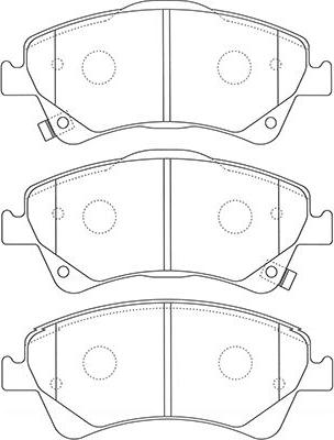 Kavo Parts BP-9128 - Тормозные колодки, дисковые, комплект autospares.lv