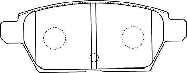 Kavo Parts BP-4568 - Тормозные колодки, дисковые, комплект autospares.lv