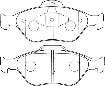 Kavo Parts BP-4567 - Тормозные колодки, дисковые, комплект autospares.lv