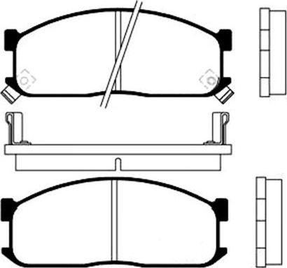 Kavo Parts BP-4514 - Тормозные колодки, дисковые, комплект autospares.lv