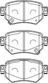 Kavo Parts BP-4588 - Тормозные колодки, дисковые, комплект autospares.lv