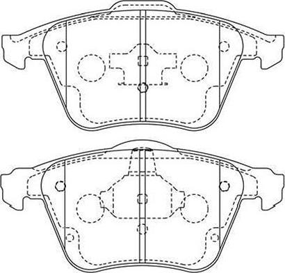 Kavo Parts BP-4579 - Тормозные колодки, дисковые, комплект autospares.lv