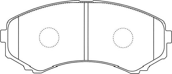 Kavo Parts BP-4575 - Тормозные колодки, дисковые, комплект autospares.lv