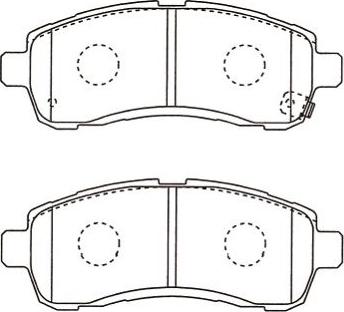 Kavo Parts BP-4576 - Тормозные колодки, дисковые, комплект autospares.lv