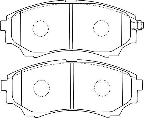 Kavo Parts BP-4570 - Тормозные колодки, дисковые, комплект autospares.lv