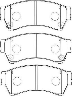 Kavo Parts BP-4572 - Тормозные колодки, дисковые, комплект autospares.lv